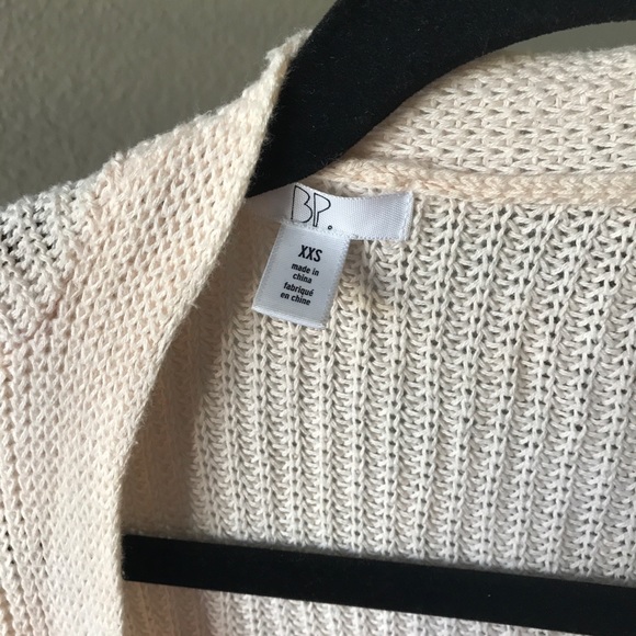 BP cream peach long cardigan